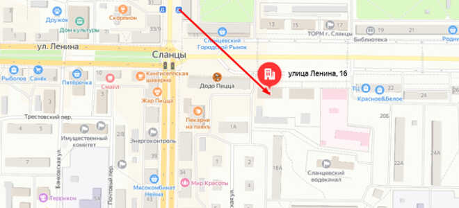 Социальный фонд России (СФР) в г. Сланцы Ленинградской области