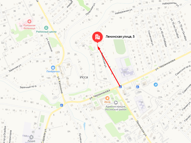 Отделение Социального фонда России по Пензенской области. Клиентская служба СФР в Иссинском районе