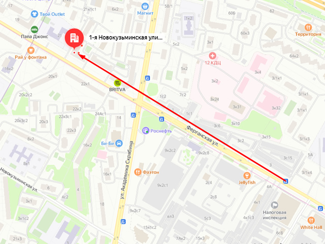 Отделение Социального фонда России (СФР) по г. Москве и Московской области. Клиентский отдел по району Рязанский г. Москвы (Клиентская служба "Рязанский-Некрасовка")