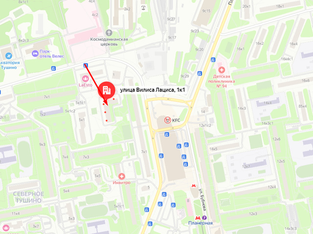 Отделение Социального фонда России (СФР) по г. Москве и Московской области. Клиентский отдел в районе Северное Тушино г. Москвы (Клиентская служба "Северное Тушино")