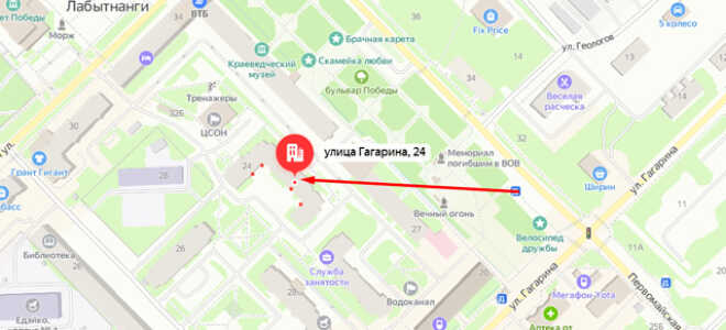 Социальный фонд России (СФР) в г. Лабытнанги