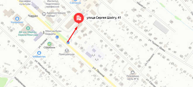Социальный фонд России (СФР) в г. Чадан
