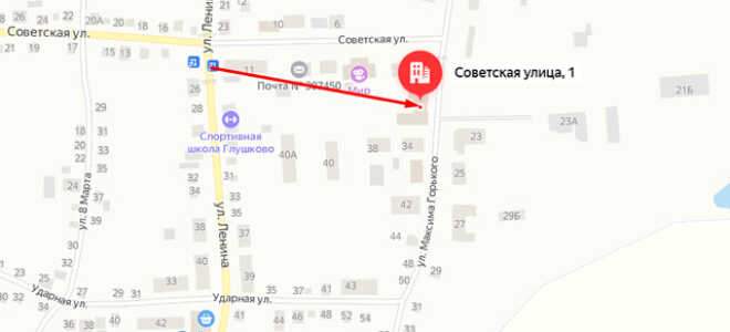 Социальный фонд России (СФР) в п.г.т. Глушково